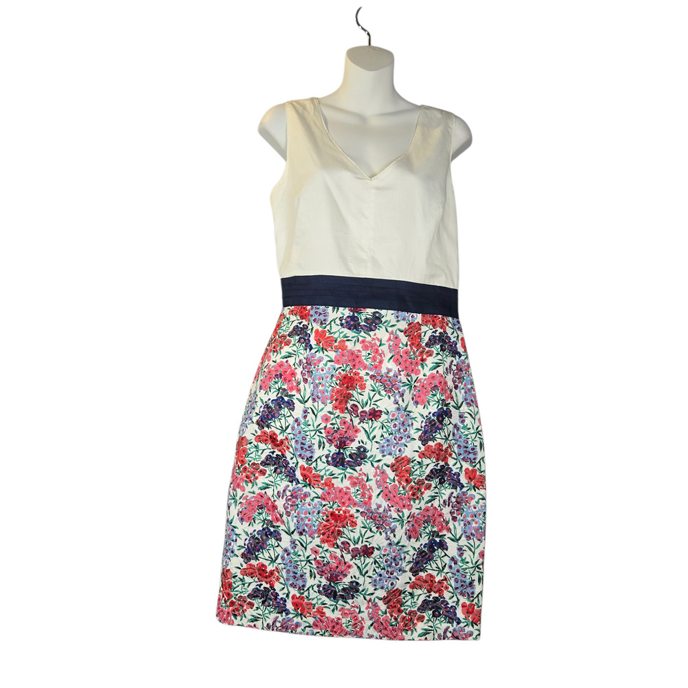 Draper James Women 8 Opry Floral‎ Sheath Dress Cocktail Classic Resort Wear Chic